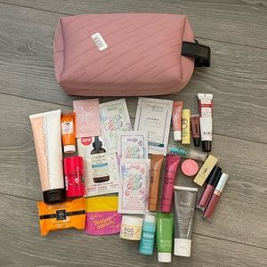 26 Piece Samples Skincare and Makeup with Ulta Bag